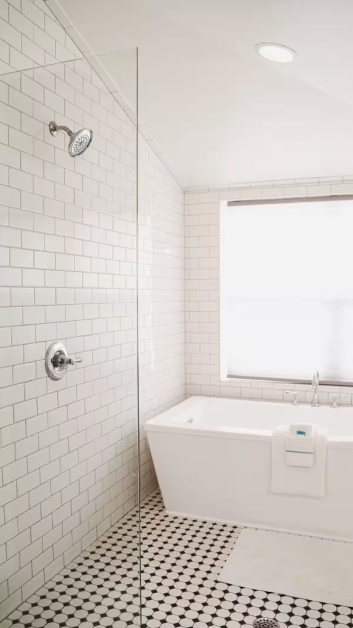 Beautiful shower and bath