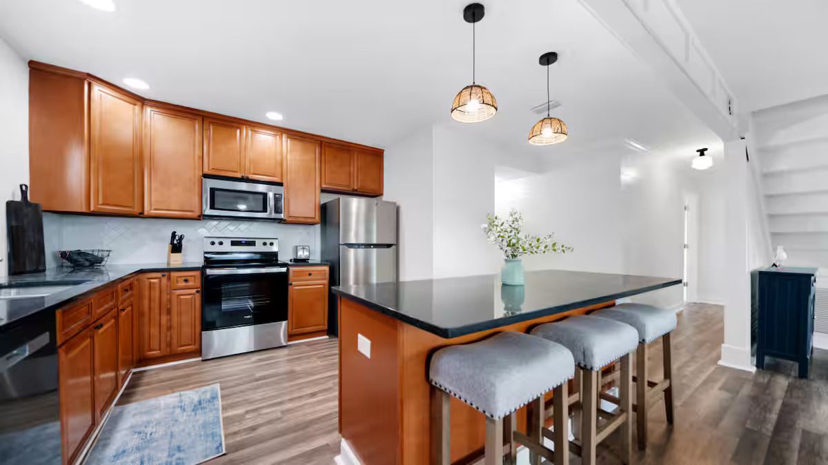 Fully stocked kitchen: everything you need for culinary adventures